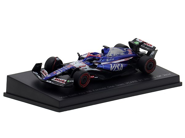 Fórmula 1 Visa Cash App RB F1 Team VCARB 01 USA GP Liam Lawson 2024 1:64 Spark