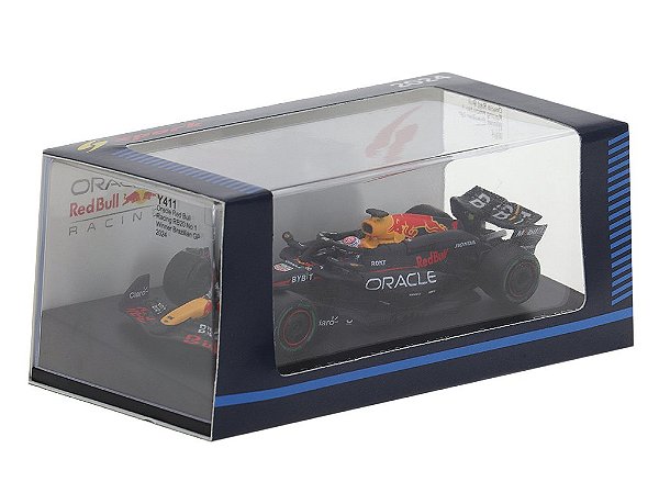 Fórmula 1 Oracle Red Bull Racing RB20 Winner GP Brasil Max Verstappen 2024 1:64 Spark