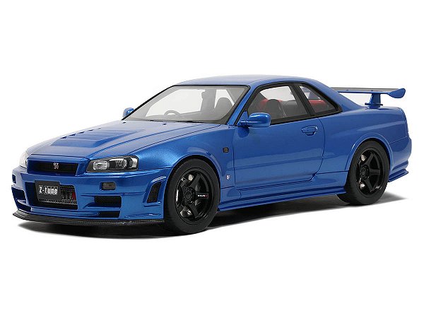 Nissan Nismo R34 GT-R Z-Tune 2005 1:12 OttOmobile Azul
