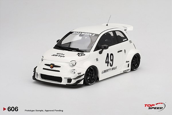 Fiat Abarth 595 Liberty Walk LB-WORKS x Abas Works 1:18 TopSpeed