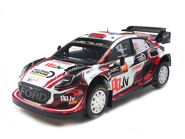 Ford Puma Rally1 Hybrid WRC Tet Rally Latvia 2024 1:18 Solido