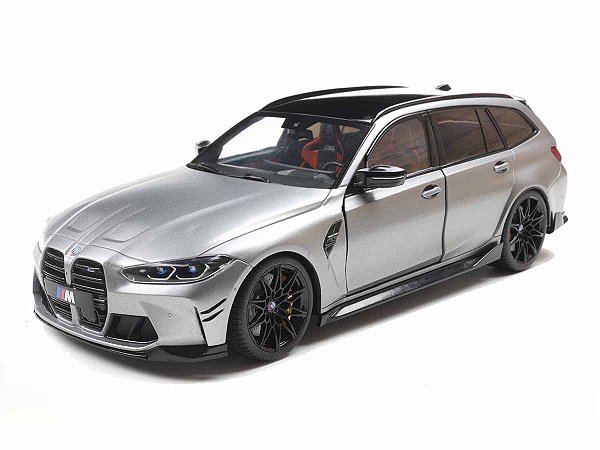 BMW M3 (G81) Touring com Performance Parts 2024 1:18 Solido Cinza