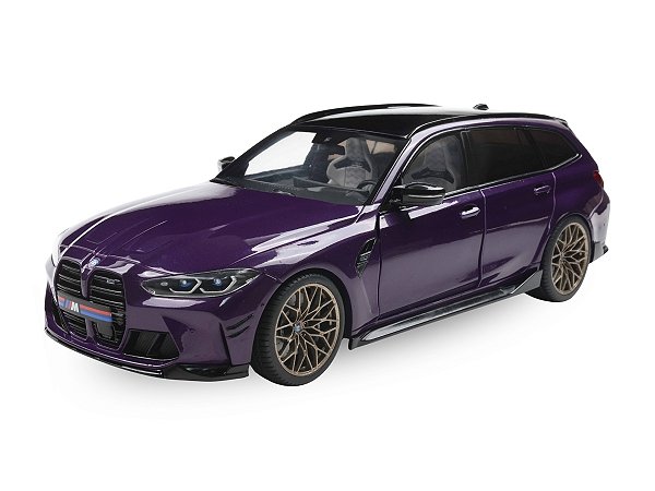 BMW M3 (G81) Touring com Performance Parts 2024 1:18 Solido Purple
