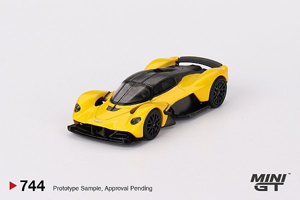 Aston Martin Valkyrie  Sunburst Yellow 1:64 Mini GT