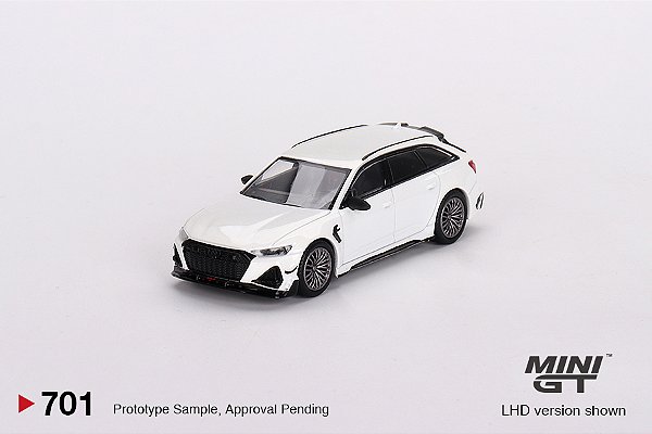 Audi ABT RS6-R Glacier White Mettalic 1:64 Mini GT