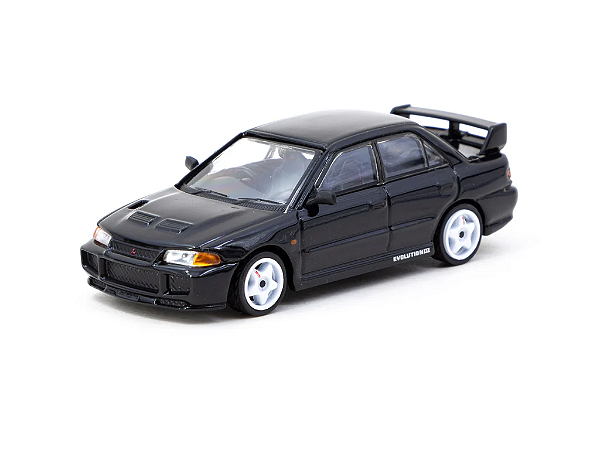 Mitsubishi Lancer GSR Evolution III Black 1:64 Tarmac Works