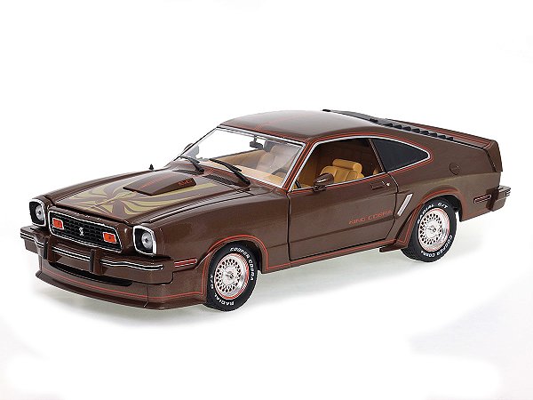 Ford Mustang II 1978 King Cobra 1:18 Greenlight Marrom