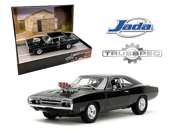 Dodge Charger 1970 R/T  Velozes e Furiosos 1:24 Jada Toys Preto