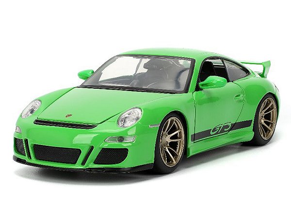 Porsche 911 GT3 (997) Velozes e Furiosos 10 1:24 Jada Toys Verde