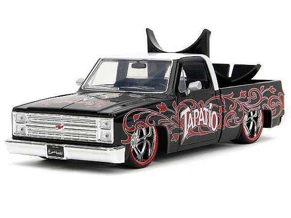 Chevy C10 1985 Tapatio Day of The Dead + Figura Charro Man 1:24 Jada Toys