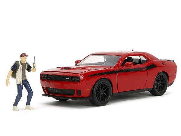 Dodge Challenger 2015 The Walking Dead + Figura Glenn Rhee 1:24 Jada Toys