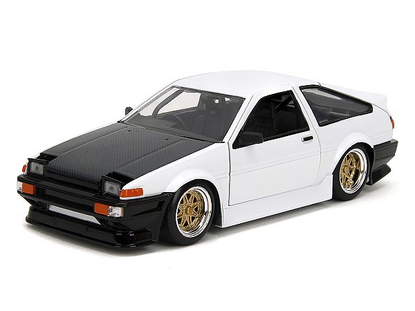 Toyota Trueno 1986 AE86 1:24 Jada Toys Branco