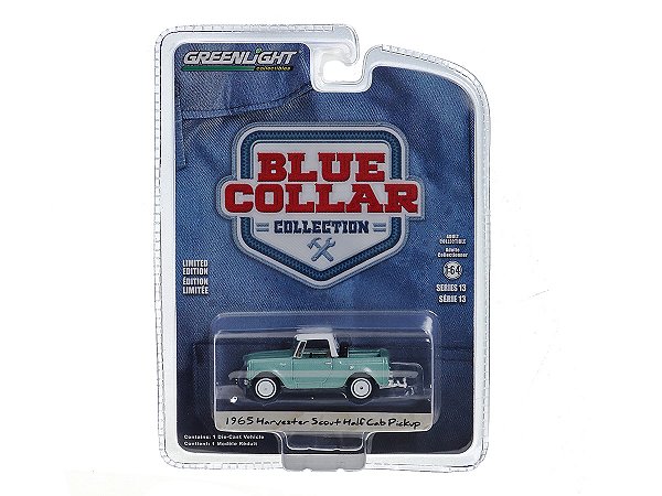 Harvester Scout Half Cab Pickup 1965 1:64 Greenlight