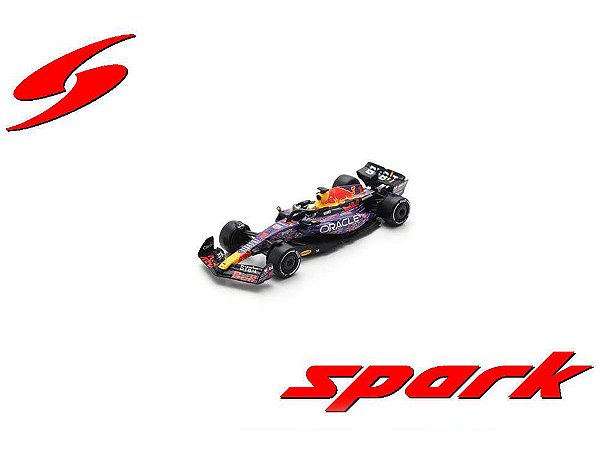 Fórmula 1 Oracle Red Bull Racing RB19 Winner GP Las Vegas Max Verstappen  2023 1:64 Spark