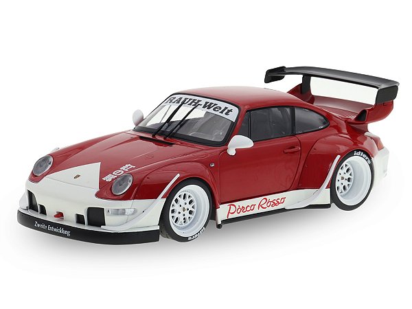 Porsche RWB Bodykit Porco Rosso 2020 1:18 Solido Vermelho