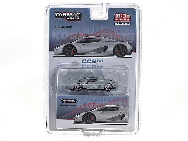 Koenigsegg CC850 Silver 1:64 Tarmac Works CHASE