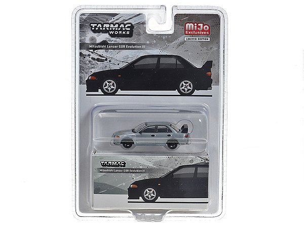 Mitsubishi Lancer GSR Evolution III Black 1:64 Tarmac Works CHASE