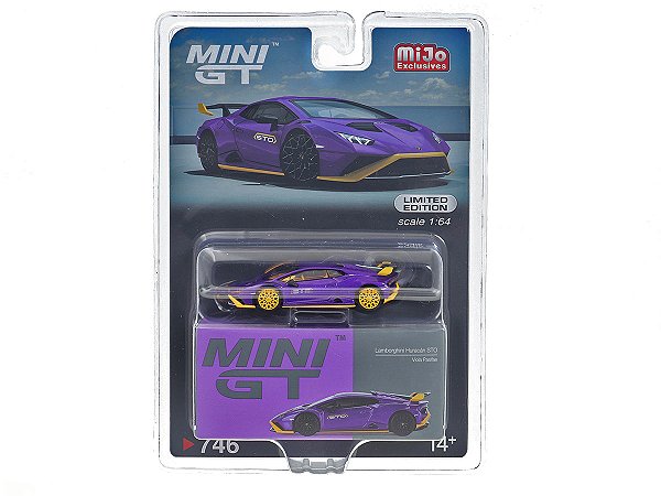Lamborghini Huracán STO Viola Pasifae 1:64 Mini GT CHASE
