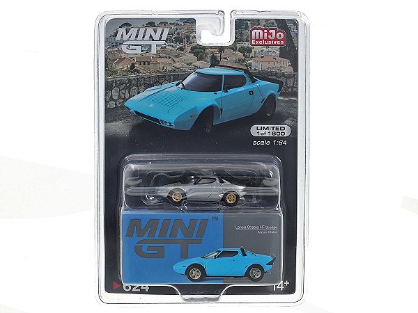 Lancia Stratos HF Stradale Azzuro Chiaro 1:64 Mini GT CHASE
