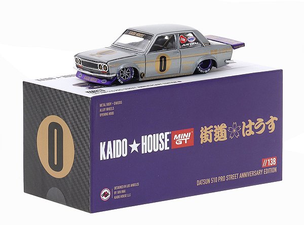 Datsun 510 Pro Street Anniversary Edition P Kaido House 1:64 Mini GT CHASE