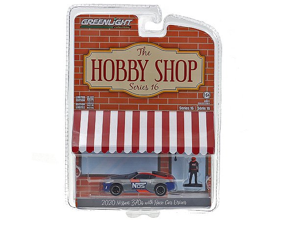 Nissan 370Z 2020 + Figura Piloto 1:64 Greenlight CHASE