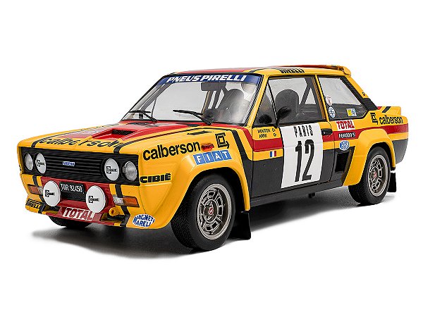 Fiat 131 Abarth Yellow Rallye de Monte-Carlo 1980 1:18 Solido