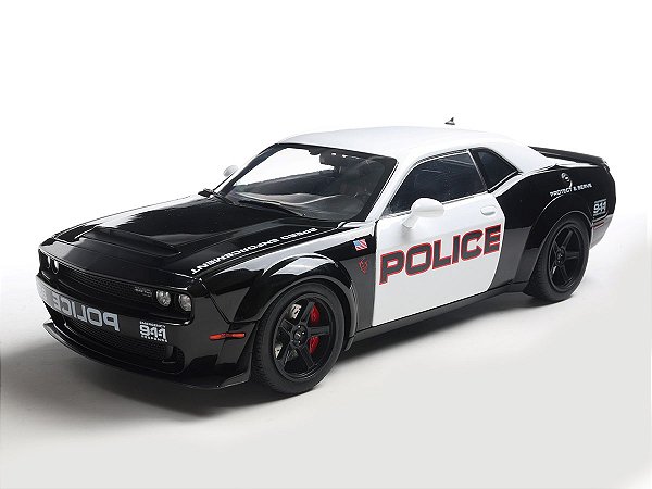 Dodge Challenger R/T Scat Pack Widebody Highway Police 2023 1:18 Solido