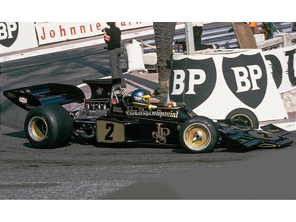 Fórmula 1 Lotus 72E Ronnie Peterson Winner GP Mônaco 1973 1:18 Quartzo