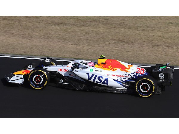 Fórmula 1 Racing Bulls VCARB 02 Visa Cash App Liam Lawson GP Japão 2025 1:64 Spark