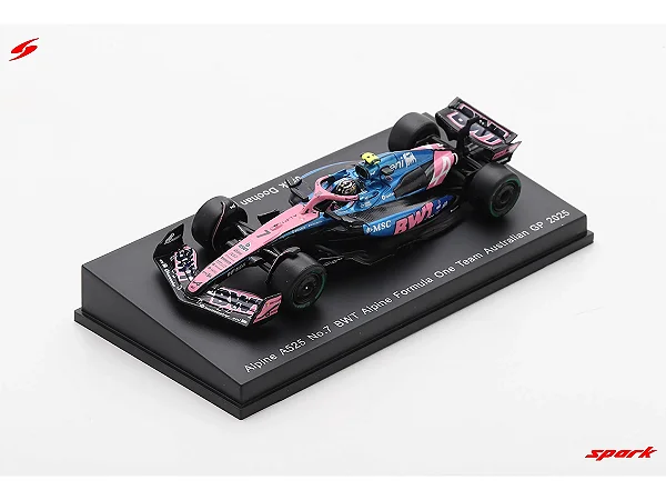 Fórmula 1 BWT Alpine Formula One Team A525 Jack Doohan GP Austrália 2025 1:64 Spark