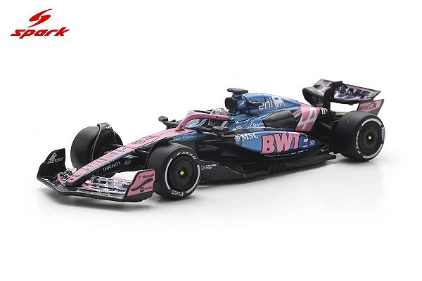 *** PRÉ-VENDA *** Fórmula 1 BWT Alpine Formula One Team A525 Pierre Gasly GP Japão 2025 1:64 Spark