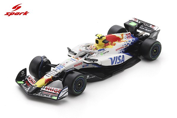 Fórmula 1 Racing Bulls VCARB 02 Visa Cash App Yuki Tsunoda 12th GP Austrália 2025 1:64 Spark