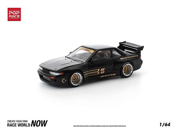 Nissan Silvia S13 Pandem Body Kit Rocket Bunny 1:64 POP RACE