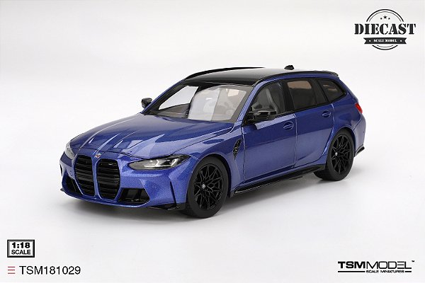 BMW M3 Touring M Portimao Blue Metallic 1:18 TSM Model