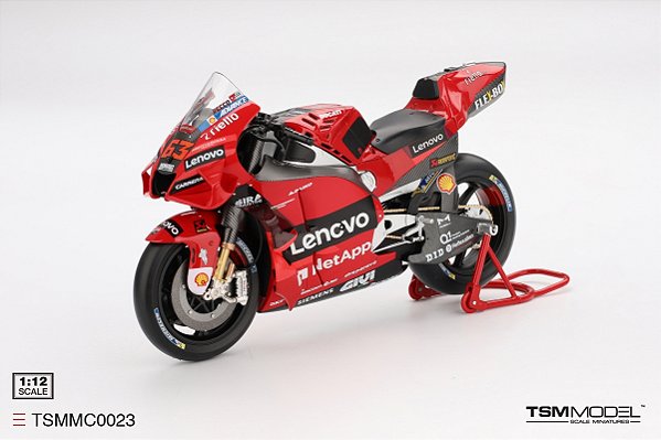 Ducati Desmosedici GP22 Lenovo Team Moto GP 2022 Francesco Bagnaia GP Itália 1:12 TSM Model