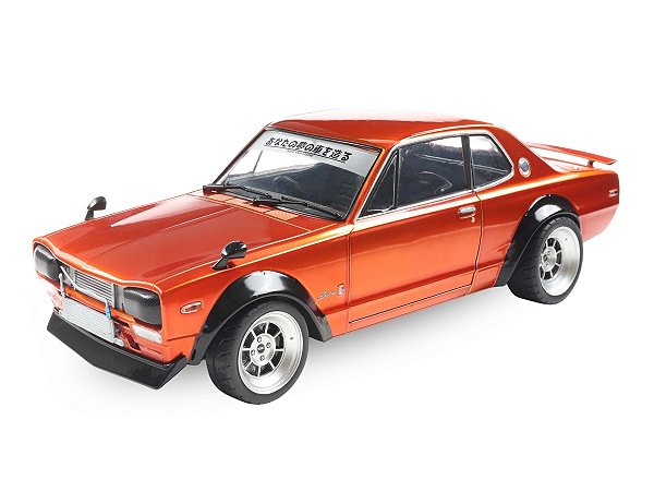 Nissan Skyline (C10) Hakosuka Solido Works 1970 1:18 Solido Laranja