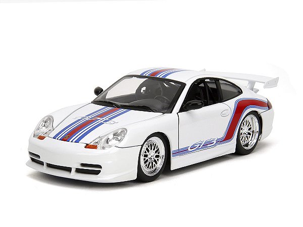 Porsche 911 GT3 (996) Hyper-Spec Series 1:24 Jada Toys Branco