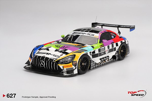 Mercedes AMG GT3 EVO Mercedes AMG Grouppem 2025 12Hs Bathrust 1:18 TopSpeed
