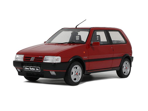 Fiat Uno Turbo I.E 1990 1:18 OttOmobile Vermelho
