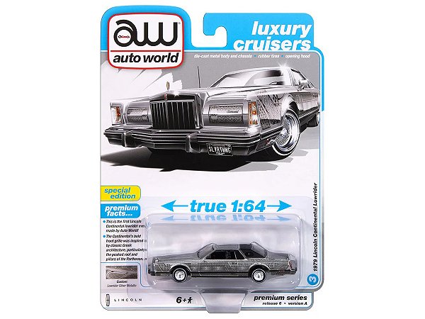 Lincoln Continental 1971 Lowrider Release 6A 2024 1:64 Autoworld Premium