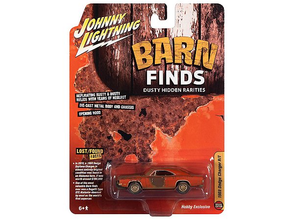 Dodge Charger 1969 Barn Finds 1:64 Johnny Lightning