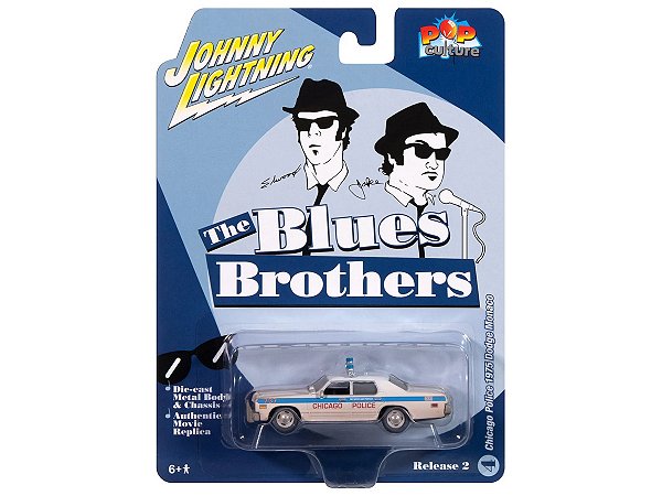 Dodge Monaco 1975 Chicago Police Blues Brothers R2 2024 1:64 Johnny Lightning Pop Culture