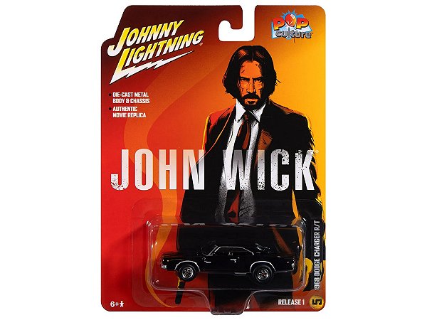 Dodge Charger R/T 1968 John Wick Release 1 2025 1:64 Johnny Lightning Pop Culture