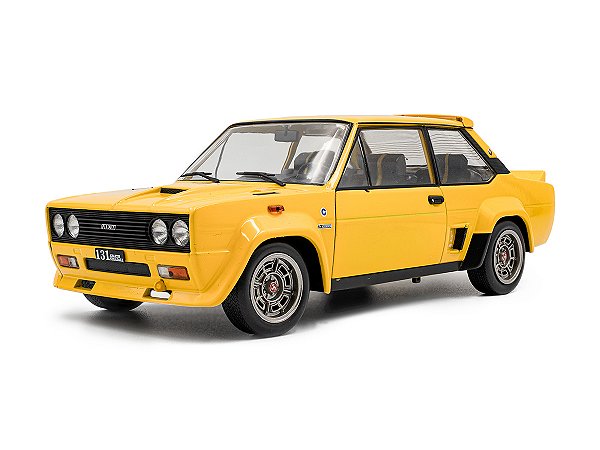Fiat 131 Abarth 1980 1:18 Solido Amarelo