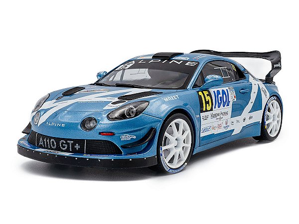 Alpine A110 Rallye GT+ CFR Mont-Blanc Morzine 2024 1:18 Solido