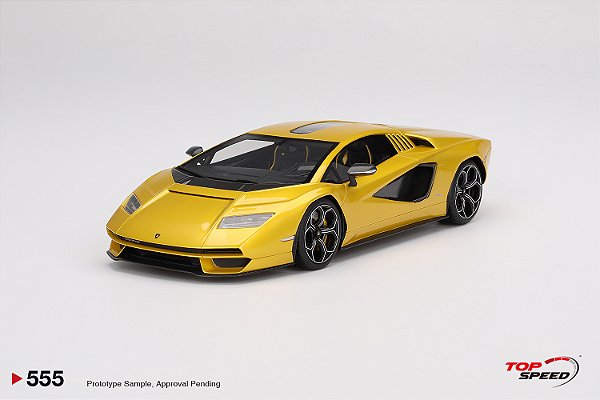 Lamborghini Countach LPI 800-4 1:18 TopSpeed Amarelo