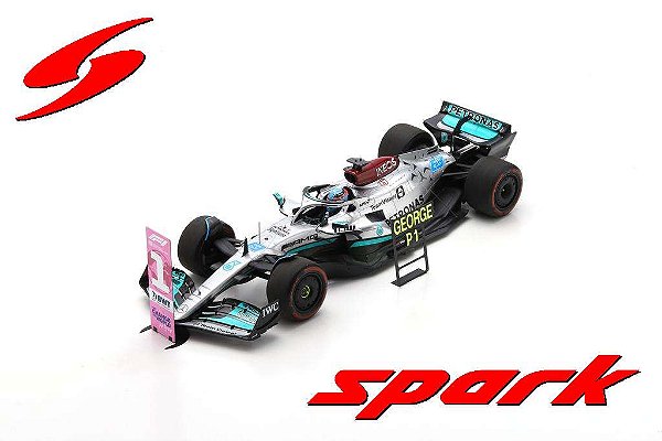 Fórmula 1 Mercedes AMG Petronas F1 Team W13 Winner GP Brasil 2022 George Russell 1:18 Spark