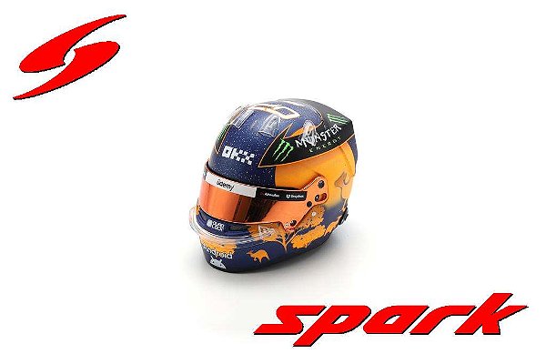 Capacete  Oscar Piastri McLaren MCL38 GP Austrália 2024 2024 1:5 Spark