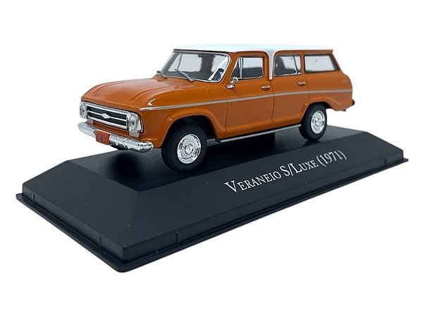 Chevrolet Veraneio S/Luxe Série Ouro 1971 1:43 Luppa Laranja