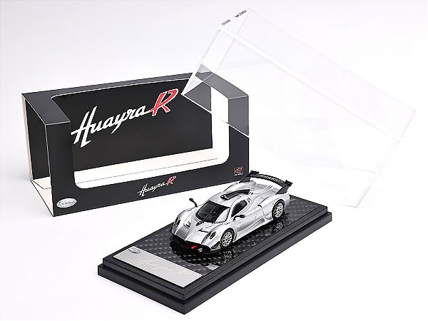 Pagani Huayra R 1:64 LCD Models Prata